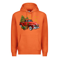 Carrot christmas truck Premium Hoodie - FaDigitalArtStudio