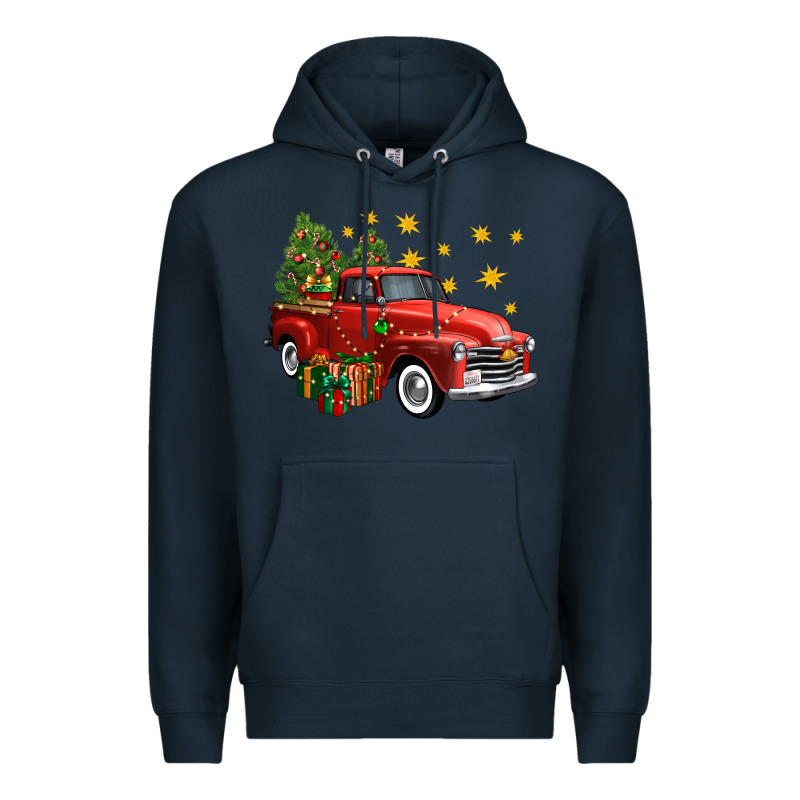 Christmas Truck Premium Hoodie by FaDigitalArtStudio | Teevron