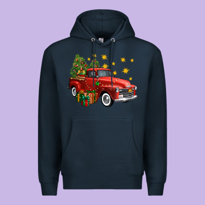 Christmas Truck Premium Hoodie Designed By Fadigitalartstudio