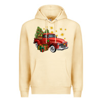 Pina Colada christmas truck Premium Hoodie - FaDigitalArtStudio