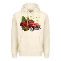 Sandshell christmas truck Premium Hoodie - FaDigitalArtStudio