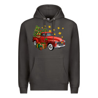 Smoke christmas truck Premium Hoodie - FaDigitalArtStudio