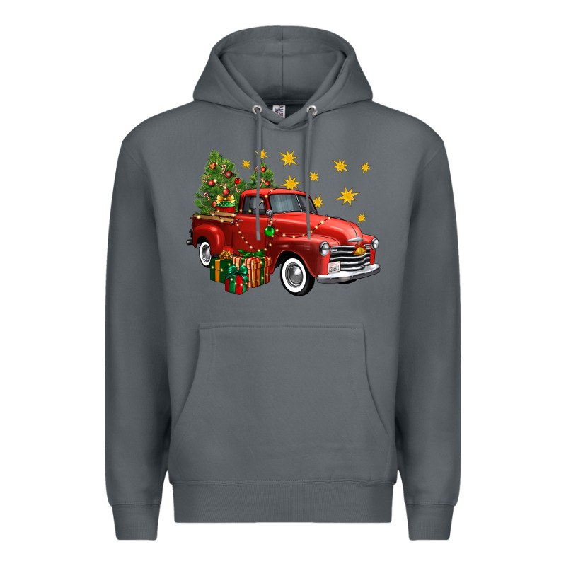 Christmas Truck Premium Hoodie by FaDigitalArtStudio | Teevron