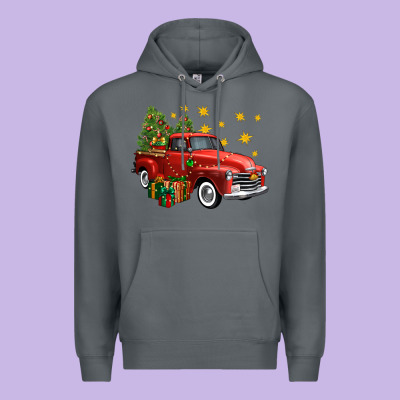 Christmas Truck Premium Hoodie Designed By Fadigitalartstudio