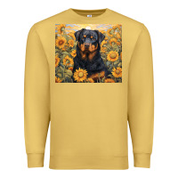 Antique Gold rotweiler Premium Sweatshirt - Unal Design