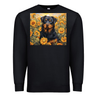 Black rotweiler Premium Sweatshirt - Unal Design