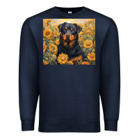 Navy rotweiler Premium Sweatshirt - Unal Design