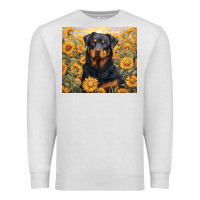 Oatmeal Heather rotweiler Premium Sweatshirt - Unal Design