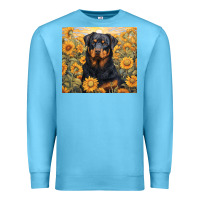 Ocean Blue rotweiler Premium Sweatshirt - Unal Design