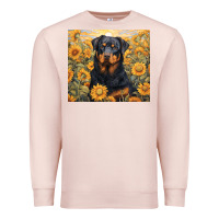 Pale Pink rotweiler Premium Sweatshirt - Unal Design