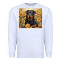 White rotweiler Premium Sweatshirt - Unal Design