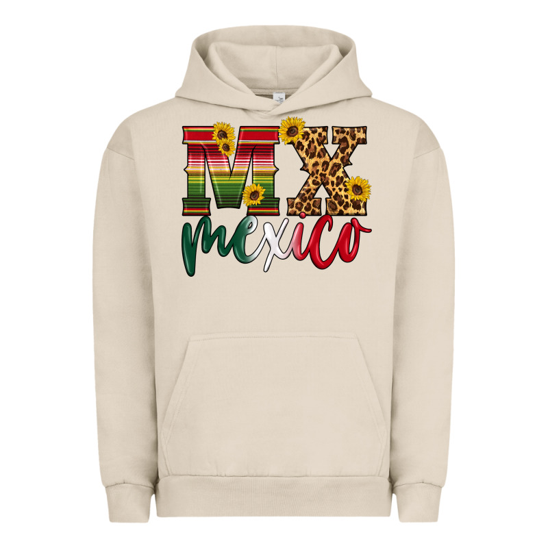 Mexico Urban Hoodie by HRA Design Shop | Teevron