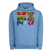 Pigment Pebble Blue mexico Urban Hoodie - HRA Design Shop