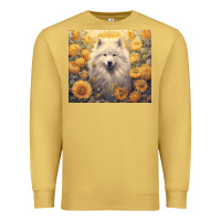 Antique Gold samoyed Premium Sweatshirt - Unal Design