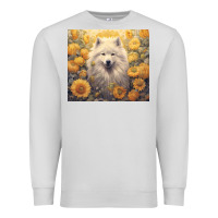 Dove Grey samoyed Premium Sweatshirt - Unal Design