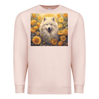 Pale Pink samoyed Premium Sweatshirt - Unal Design