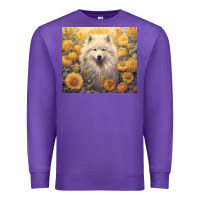 Purple samoyed Premium Sweatshirt - Unal Design