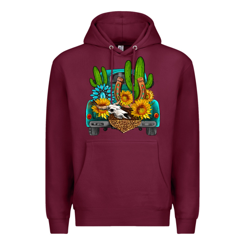 Western Truck Horseshoe Premium Hoodie by HRA Design Shop | Teevron