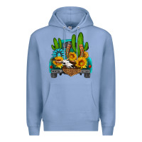 Colony Blue western truck Horseshoe Premium Hoodie - HRA Design Shop