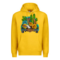Lemon western truck Horseshoe Premium Hoodie - HRA Design Shop