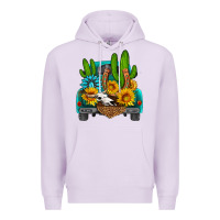 Lilac western truck Horseshoe Premium Hoodie - HRA Design Shop