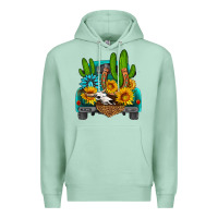 Seafoam western truck Horseshoe Premium Hoodie - HRA Design Shop