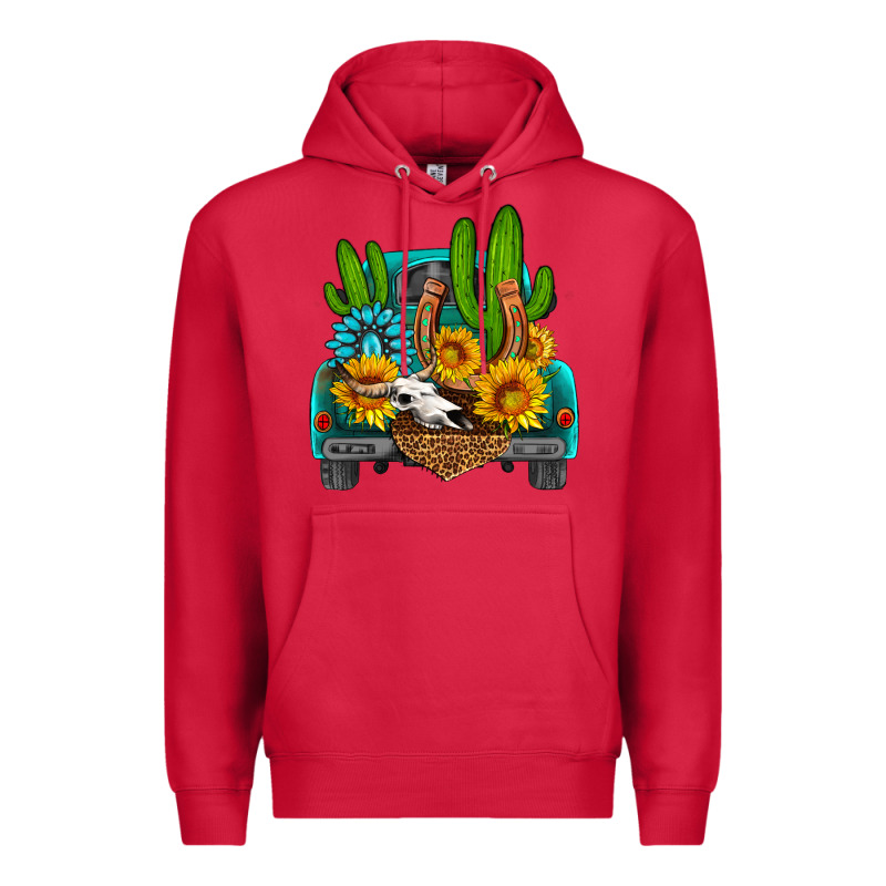 Western Truck Horseshoe Premium Hoodie by HRA Design Shop | Teevron