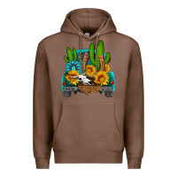 Chestnut western truck Horseshoe Premium Hoodie - HRA Design Shop