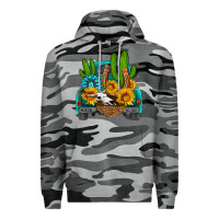 Slate Camo western truck Horseshoe Premium Hoodie - HRA Design Shop