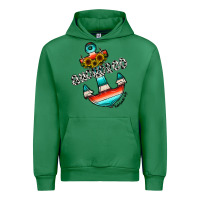 Emerald anchored Urban Hoodie - CowhideDigitalArt
