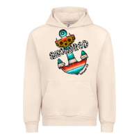 Sandshell anchored Urban Hoodie - CowhideDigitalArt