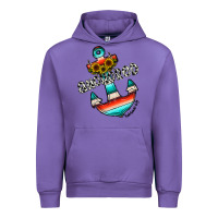 Tulip anchored Urban Hoodie - CowhideDigitalArt
