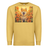 Antique Gold shiba inu Premium Sweatshirt - Unal Design