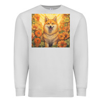 Dove Grey shiba inu Premium Sweatshirt - Unal Design