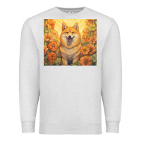 Oatmeal Heather shiba inu Premium Sweatshirt - Unal Design