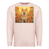 Pale Pink shiba inu Premium Sweatshirt - Unal Design
