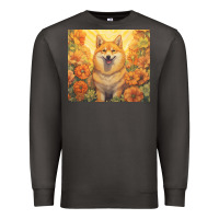 Smoke shiba inu Premium Sweatshirt - Unal Design