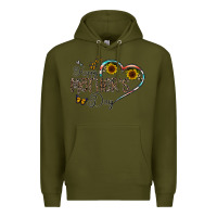 Army Green happy mother's day Premium Hoodie - CowhideDigitalArt