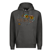 Charcoal Heather happy mother's day Premium Hoodie - CowhideDigitalArt
