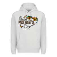 Dove Grey happy mother's day Premium Hoodie - CowhideDigitalArt