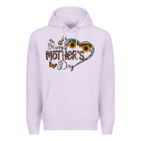 Lilac happy mother's day Premium Hoodie - CowhideDigitalArt
