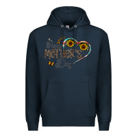 Navy happy mother's day Premium Hoodie - CowhideDigitalArt