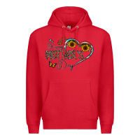 Red happy mother's day Premium Hoodie - CowhideDigitalArt