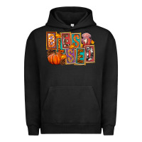 Pigment Black blessed thanksgiving Urban Hoodie - FaDigitalArtStudio