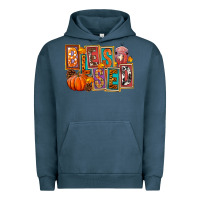 Pigment Midnight Navy blessed thanksgiving Urban Hoodie - FaDigitalArtStudio