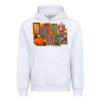White blessed thanksgiving Urban Hoodie - FaDigitalArtStudio