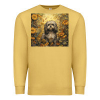 Antique Gold shih tzu Premium Sweatshirt - Unal Design