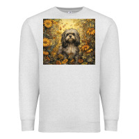 Oatmeal Heather shih tzu Premium Sweatshirt - Unal Design