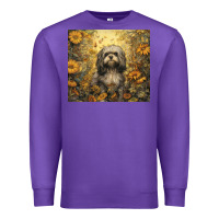 Purple shih tzu Premium Sweatshirt - Unal Design