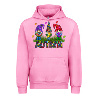 Fuchsia Pink autism Gnome Urban Hoodie - CowhideDigitalArt
